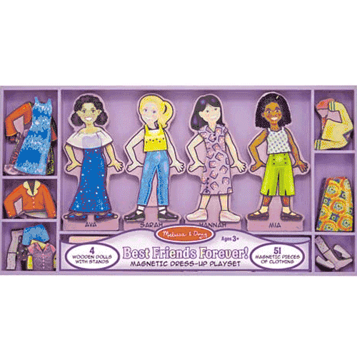 Melissa & Doug Best Friends Forever! Magnetic Dress-Up Play Set