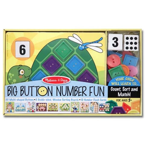 Melissa & Doug Big Button Number Fun - 4319