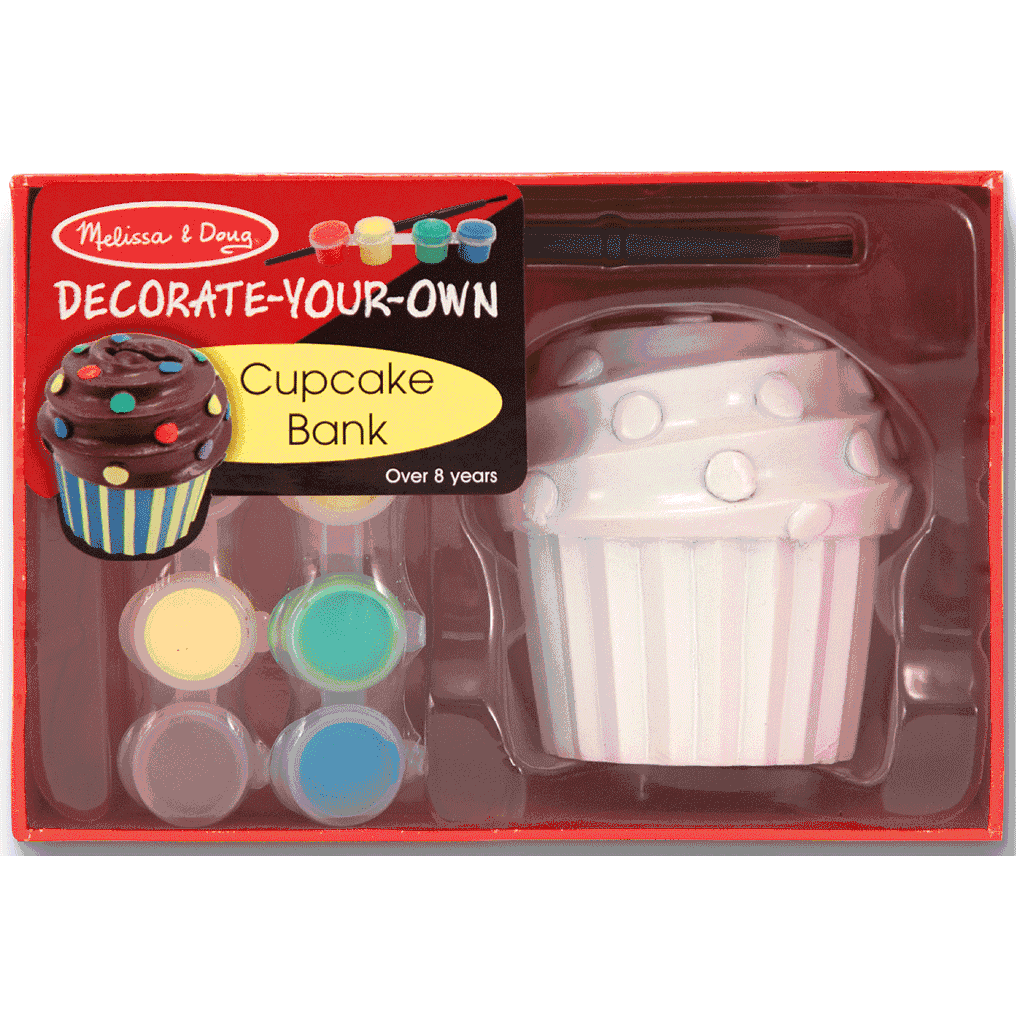 Melissa & Doug Decorate Your Own Cupcake Bank - 4769