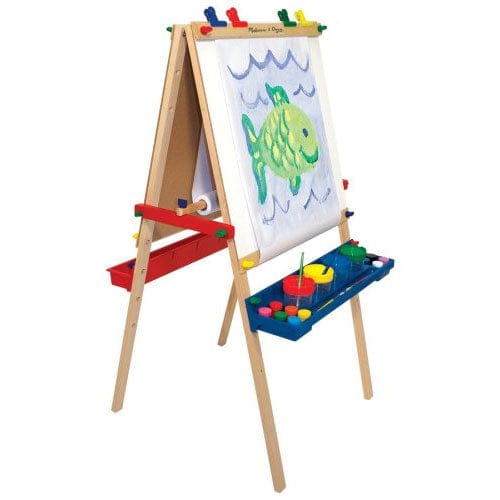 Melissa & Doug Deluxe Floor-Standing Wooden Easel - 1282
