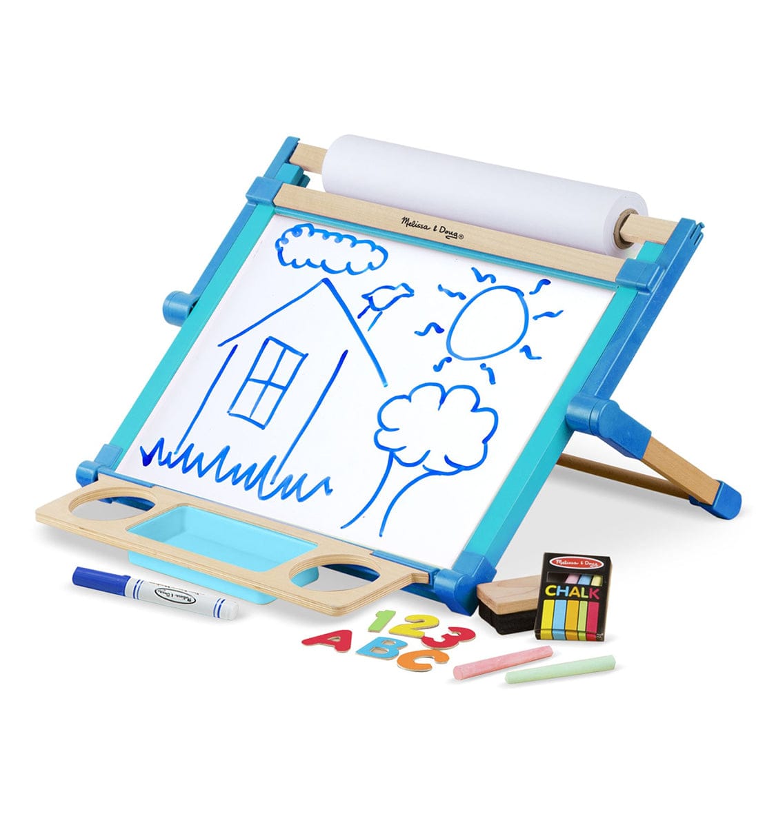 Melissa & Doug Double-Sided Magnetic Tabletop Easel - 2790-MD