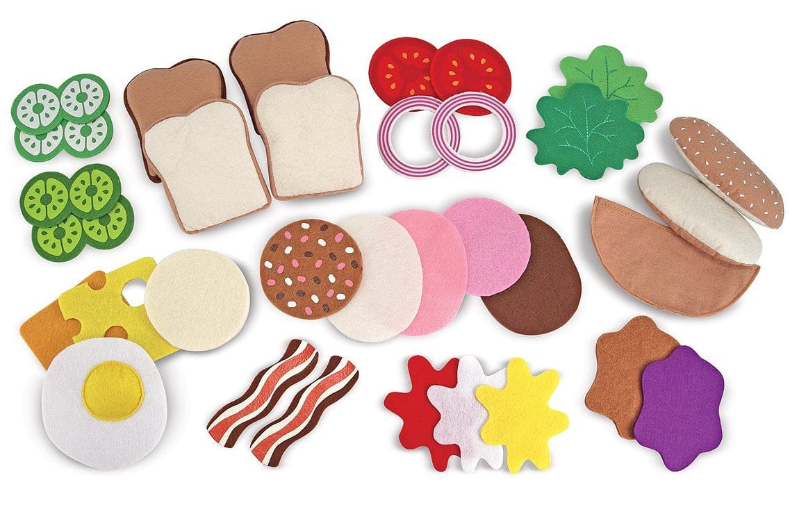 Melissa & Doug Felt Food Sandwich Set - 3954