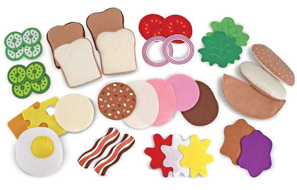Melissa & Doug Felt Food Sandwich Set - 3954