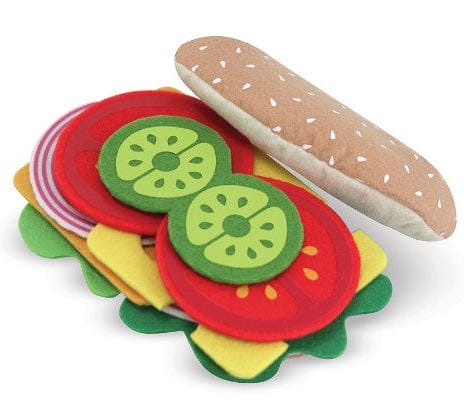 Melissa & Doug Felt Food Sandwich Set - 3954