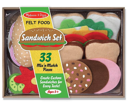 Melissa & Doug Felt Food Sandwich Set - 3954