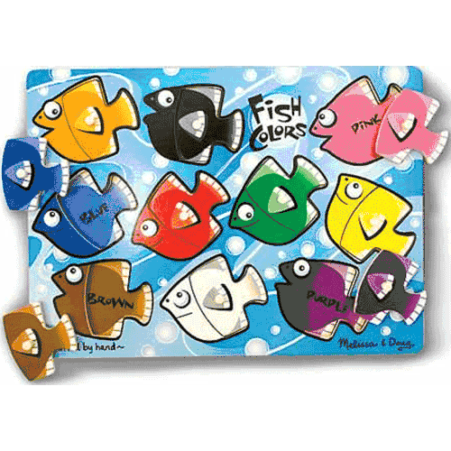 Melissa & Doug Fish Color Mix 'n Match Peg - 3268