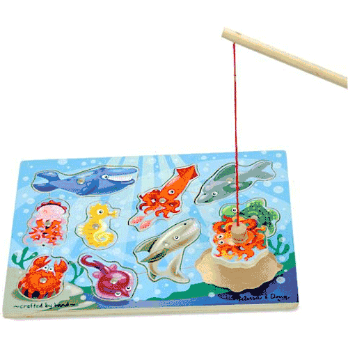Melissa & Doug Fishing Magnetic Puzzle Game - 3778