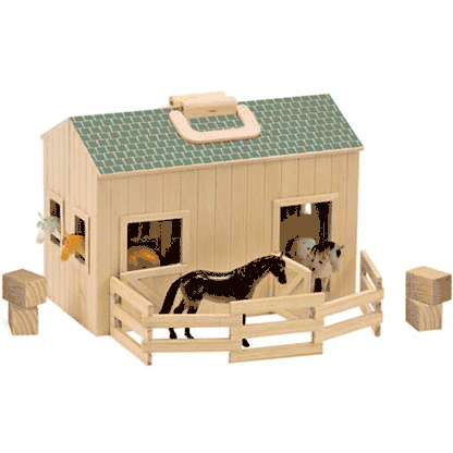 Melissa & Doug Fold and Go Stable - 3704