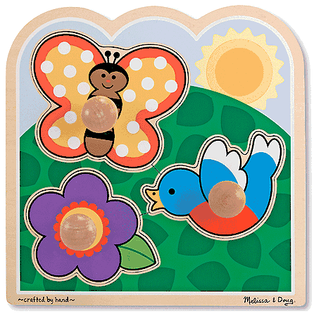Melissa & Doug In The Garden Jumbo Knob Puzzle