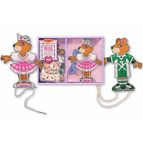 Melissa & Doug Lacing Bear Dress-Up - 3776