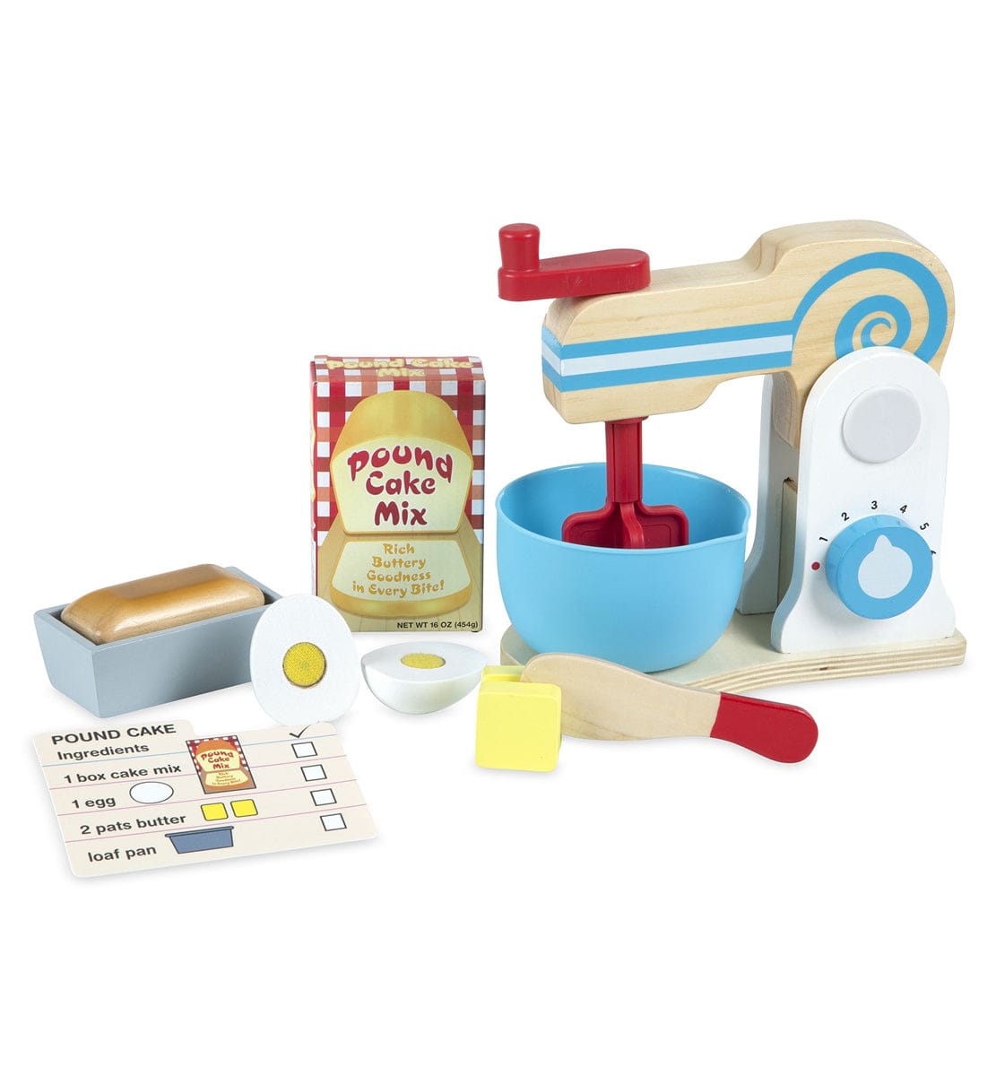 Melissa & Doug Make-A-Cake Mixer Set - 9840-MD