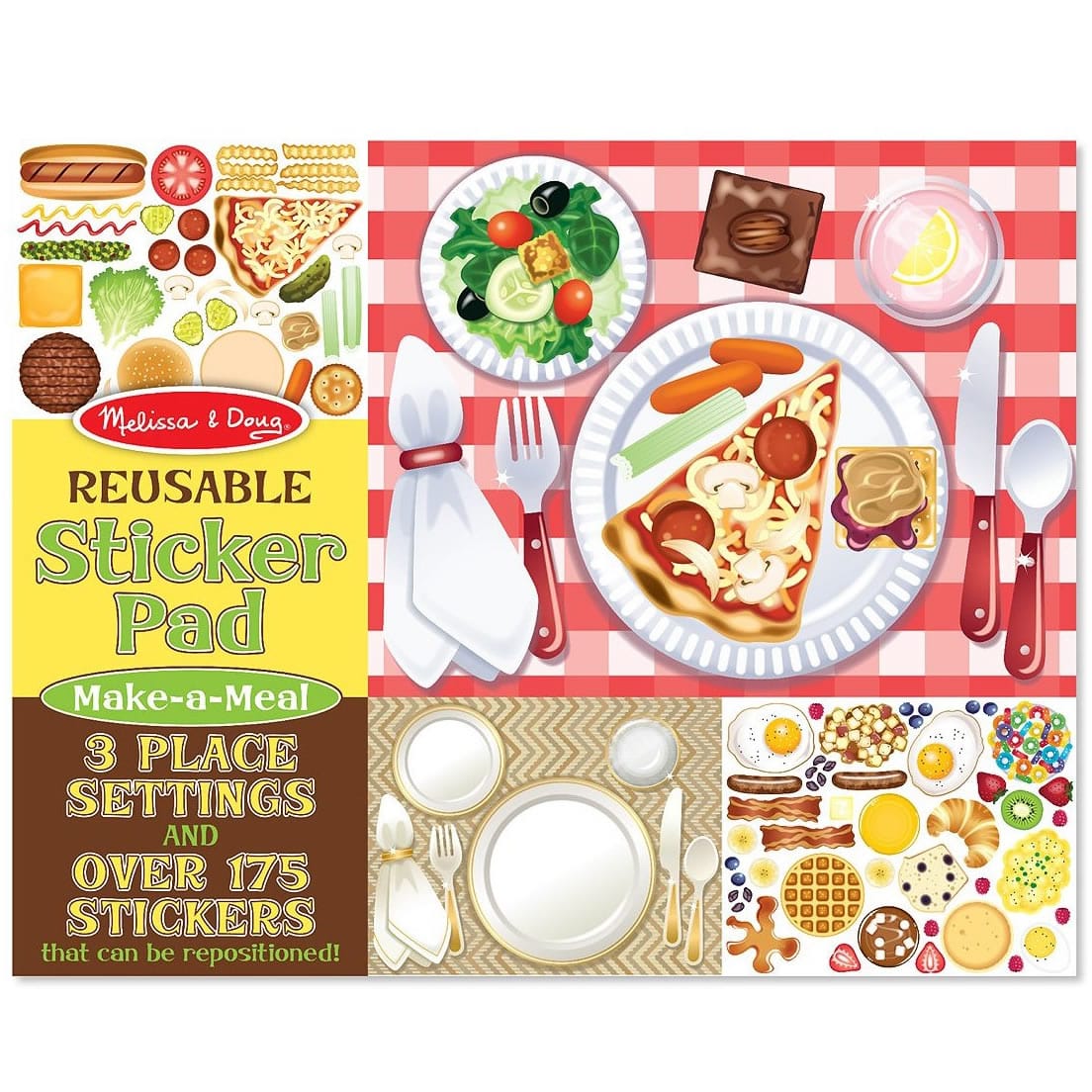 Melissa & Doug Make-a-Meal Sticker Pad - 4193