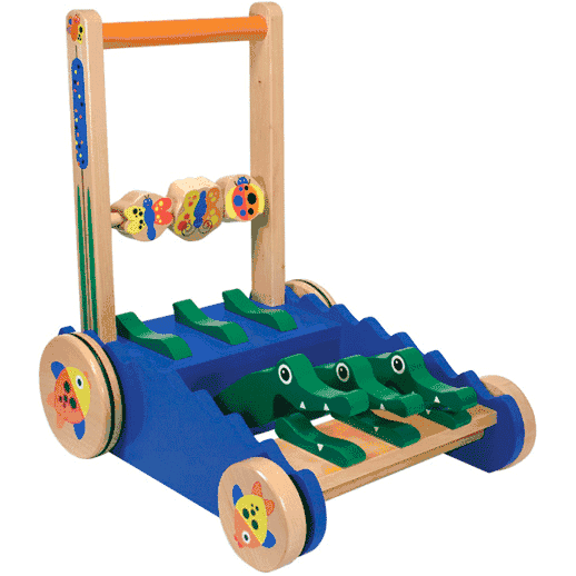 Melissa & Doug Push Chomp and Clack Alligator - 3011