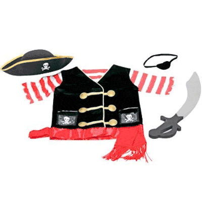 Melissa & Doug Role-Play Costume Set-Pirate - 4848