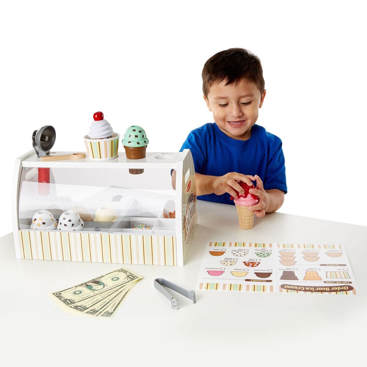 Melissa & Doug Scoop & Serve Ice Cream Counter - 9286
