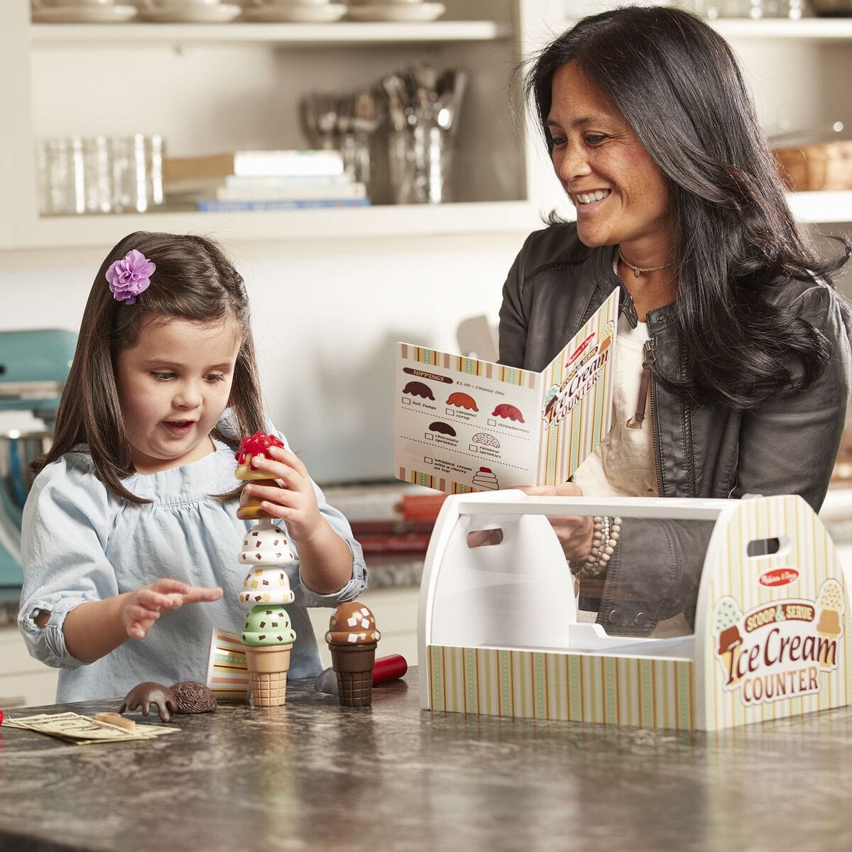 Melissa & Doug Scoop & Serve Ice Cream Counter - 9286