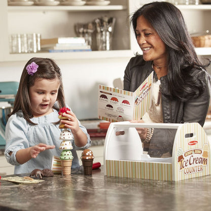 Melissa & Doug Scoop & Serve Ice Cream Counter - 9286