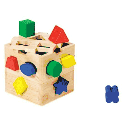 Melissa & Doug Shape Sorting Cube - 575-MD