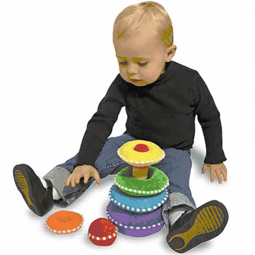 Melissa & Doug Soft Rainbow Stacker - 3066