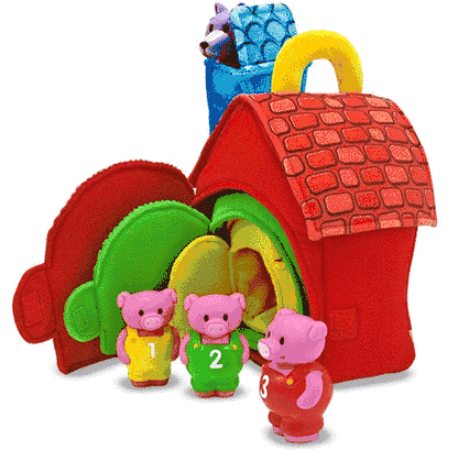 Melissa & Doug Three Little Pigs Play Set - 3056
