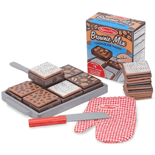 Melissa & Doug Wooden Bake & Serve Brownies
