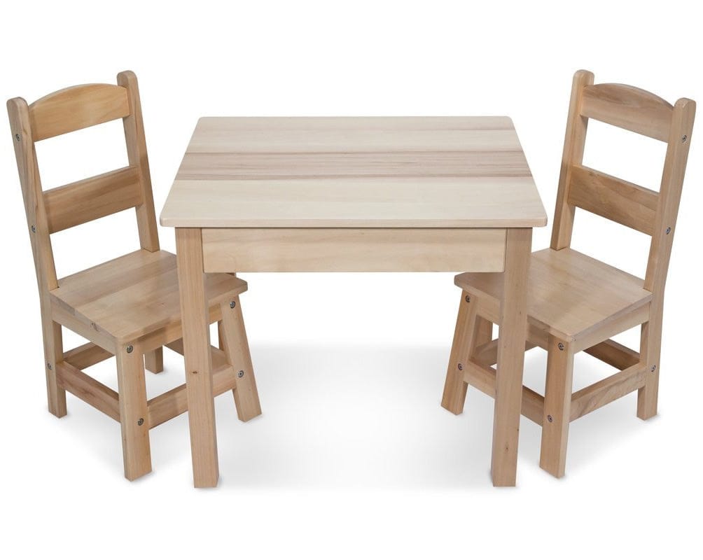 Melissa & Doug Wooden Table & Chairs - 2427-MD
