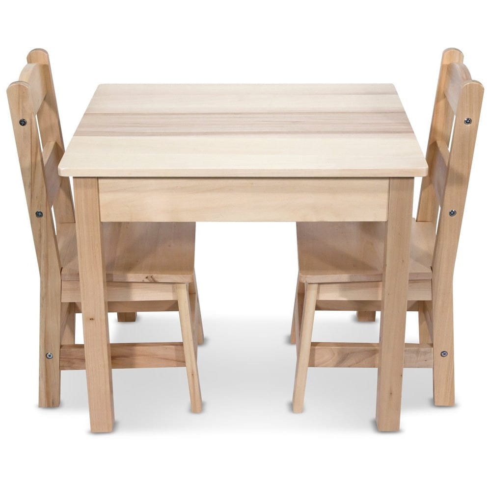 Melissa & Doug Wooden Table & Chairs - 2427-MD