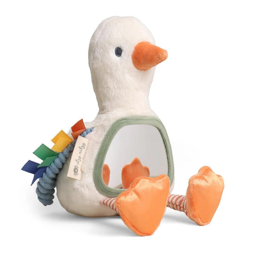 Itzy Ritzy Goose Itzy Bitzy Mirror Sensory Tummy Time Mirror
