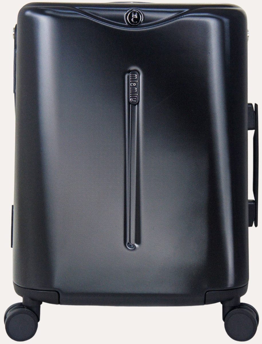 MiaMily Carry On Luggage - Midnight Black - LUG2018MB