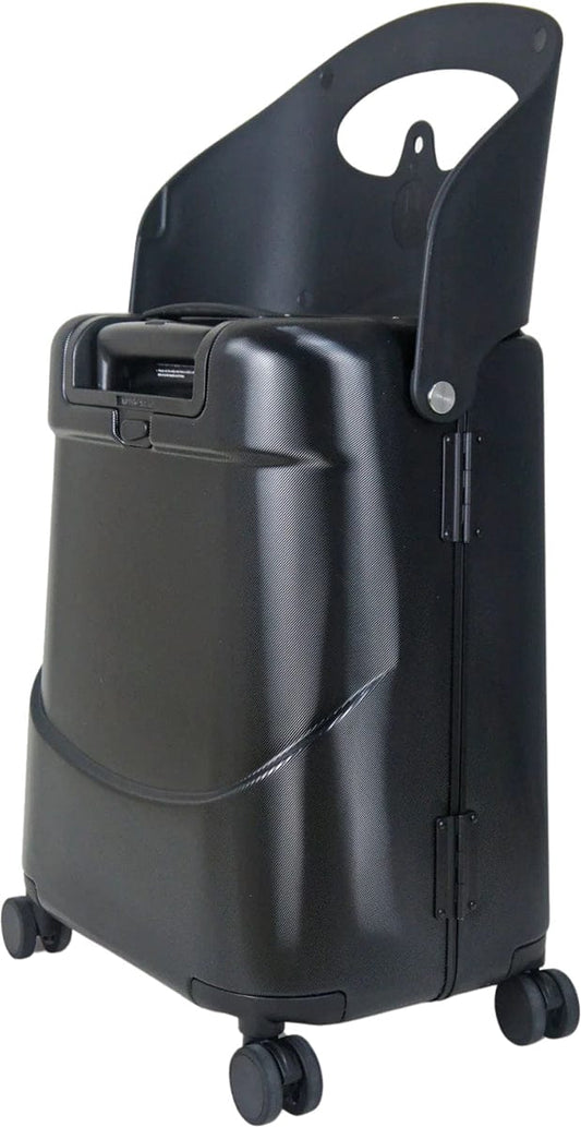 MiaMily Carry On Luggage - Midnight Black - LUG2018MB