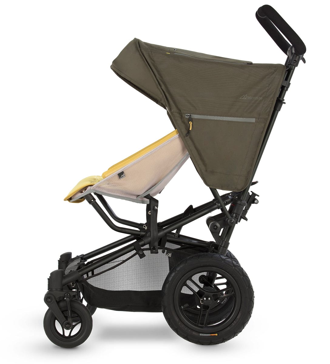 Micralite FastFold Stroller - Khaki/Saffron