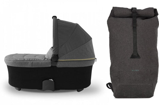 Micralite SmartFold Bassinet & Shopping Bag Accessory Bundle - Carbon - SMRTBUNSBCARBON