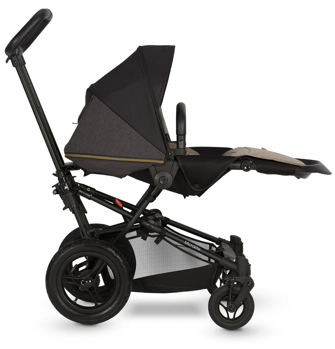 Micralite SmartFold Stroller + Bassinet - Carbon - ML210-CBUS