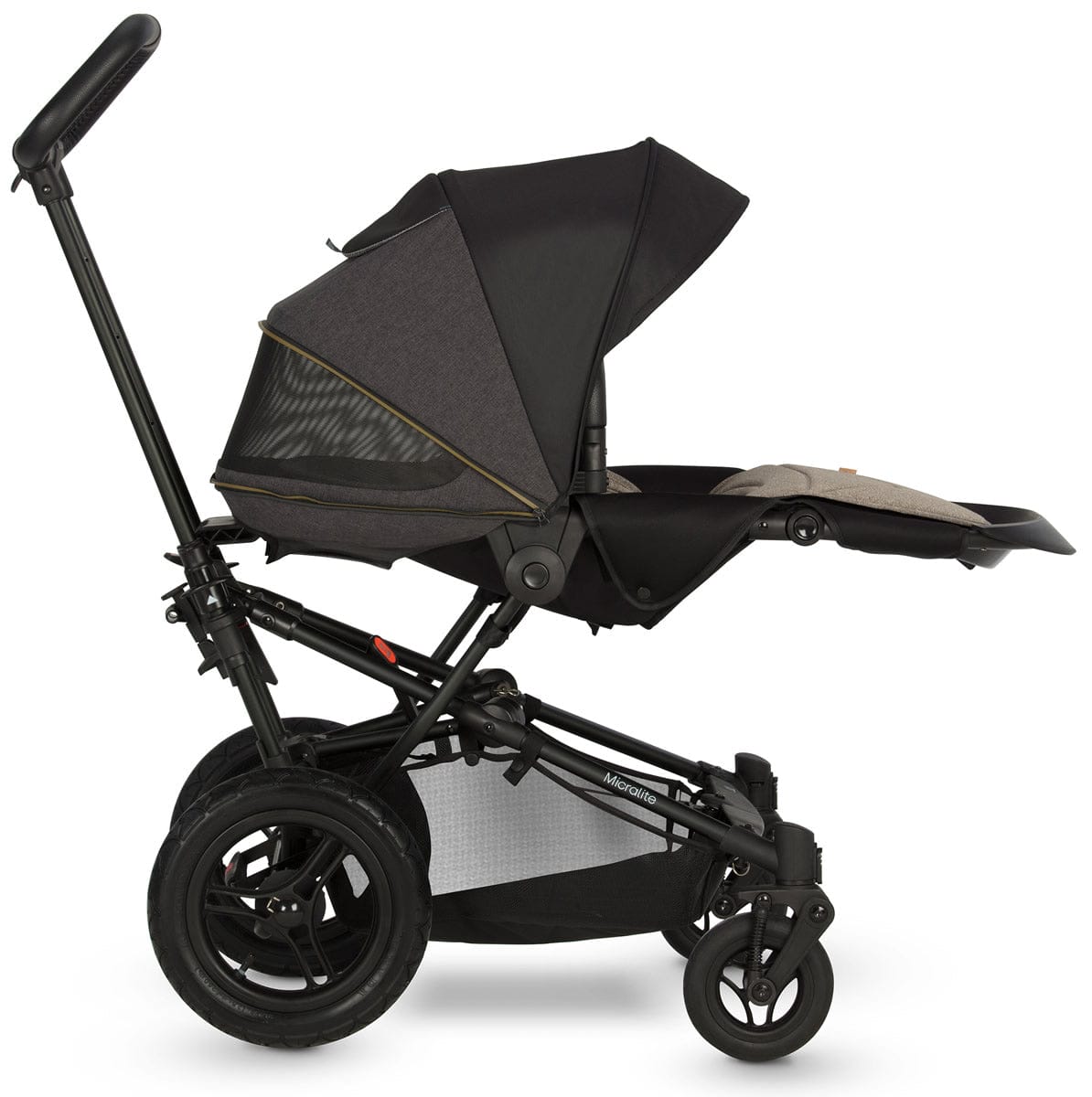 Micralite SmartFold Stroller + Bassinet - Carbon - ML210-CBUS