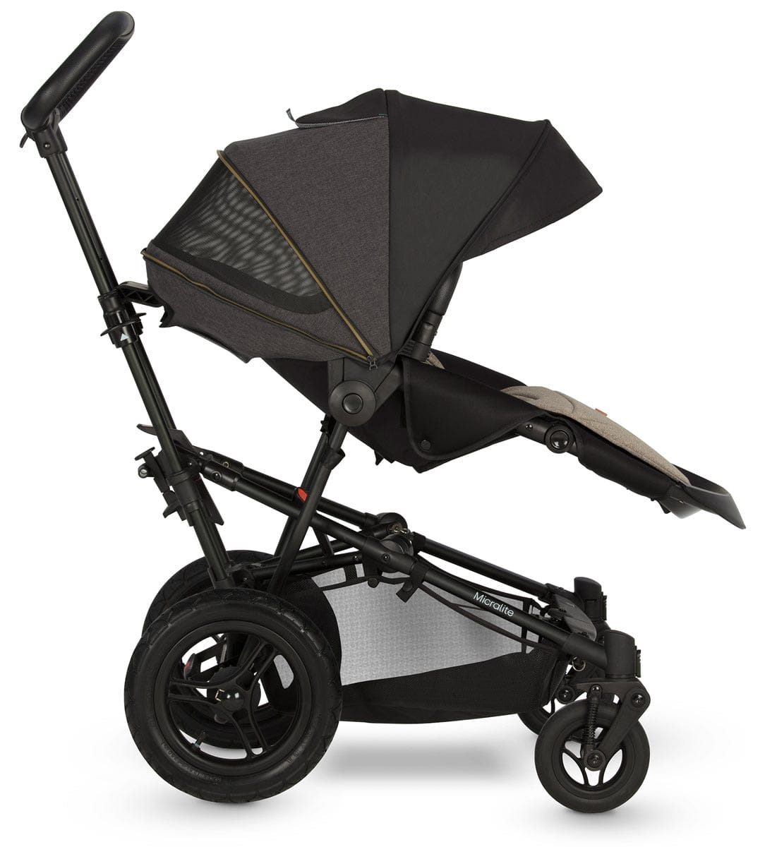 Micralite SmartFold Stroller + Bassinet - Carbon - ML210-CBUS