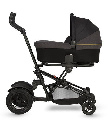 Micralite TwoFold Double Stroller + Bassinet - Carbon - ML211-CBUS