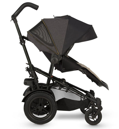 Micralite TwoFold Double Stroller + Bassinet - Carbon - ML211-CBUS