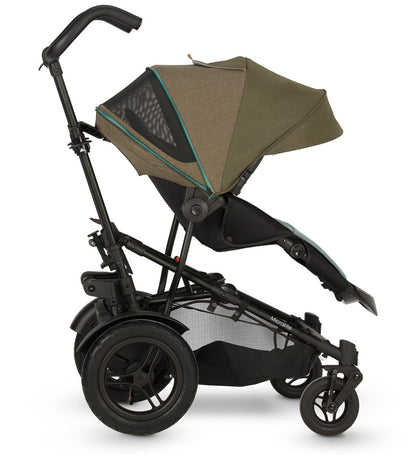 Micralite TwoFold Double Stroller + Bassinet - Evergreen - ML211-EGUS