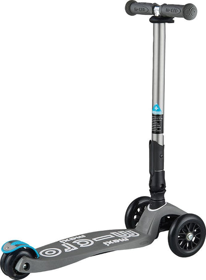 Micro Kickboard Maxi Deluxe Folding Scooter - Volcano Grey