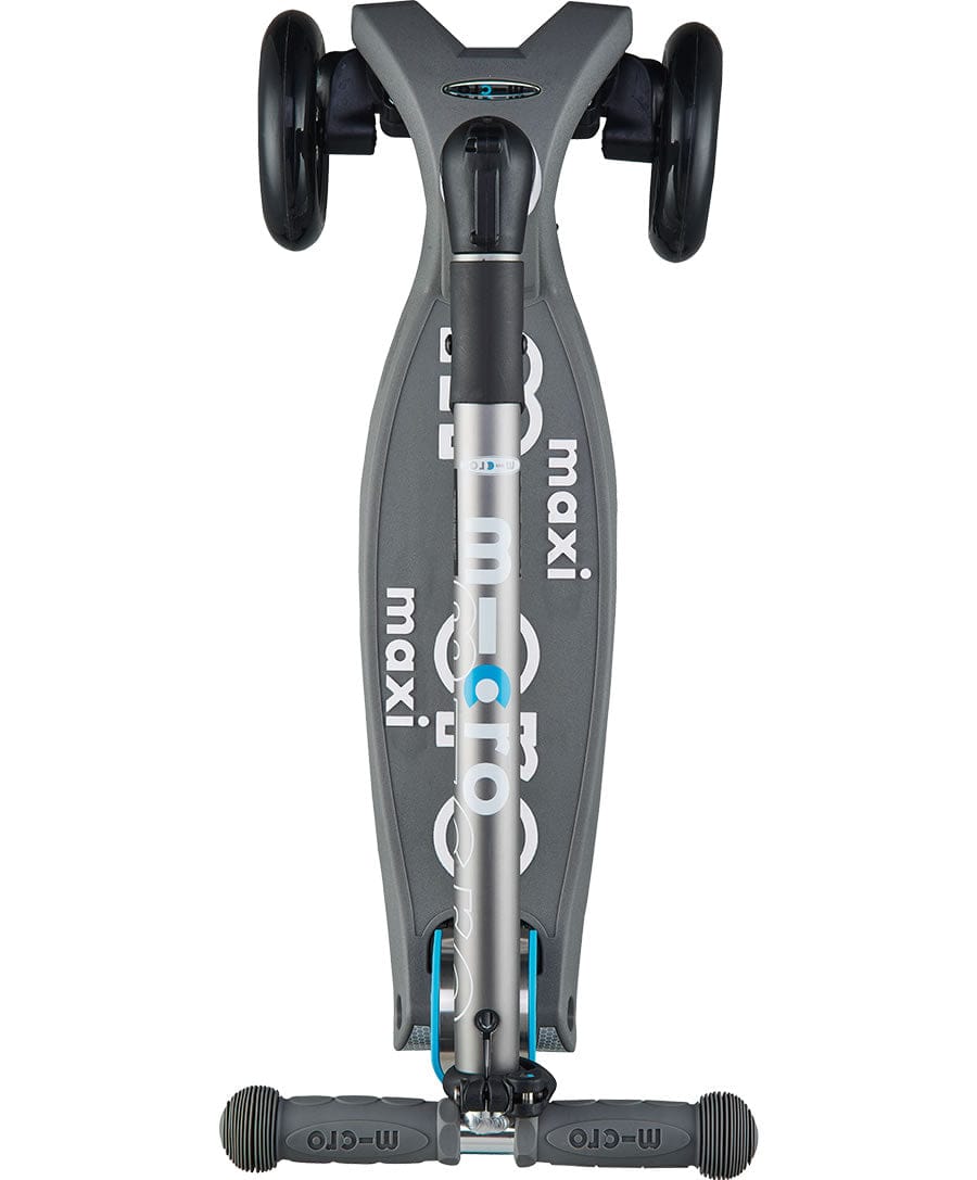 Micro Kickboard Maxi Deluxe Folding Scooter - Volcano Grey