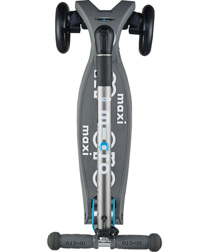 Micro Kickboard Maxi Deluxe Folding Scooter - Volcano Grey - MMD062