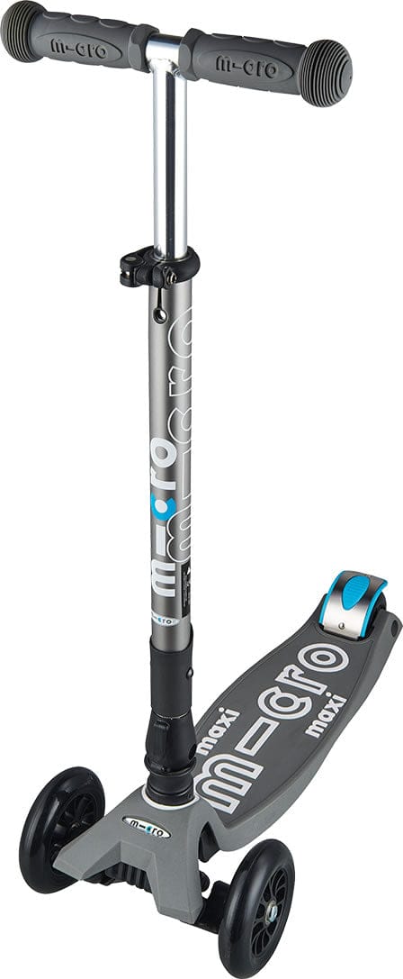 Micro Kickboard Maxi Deluxe Folding Scooter - Volcano Grey - MMD062