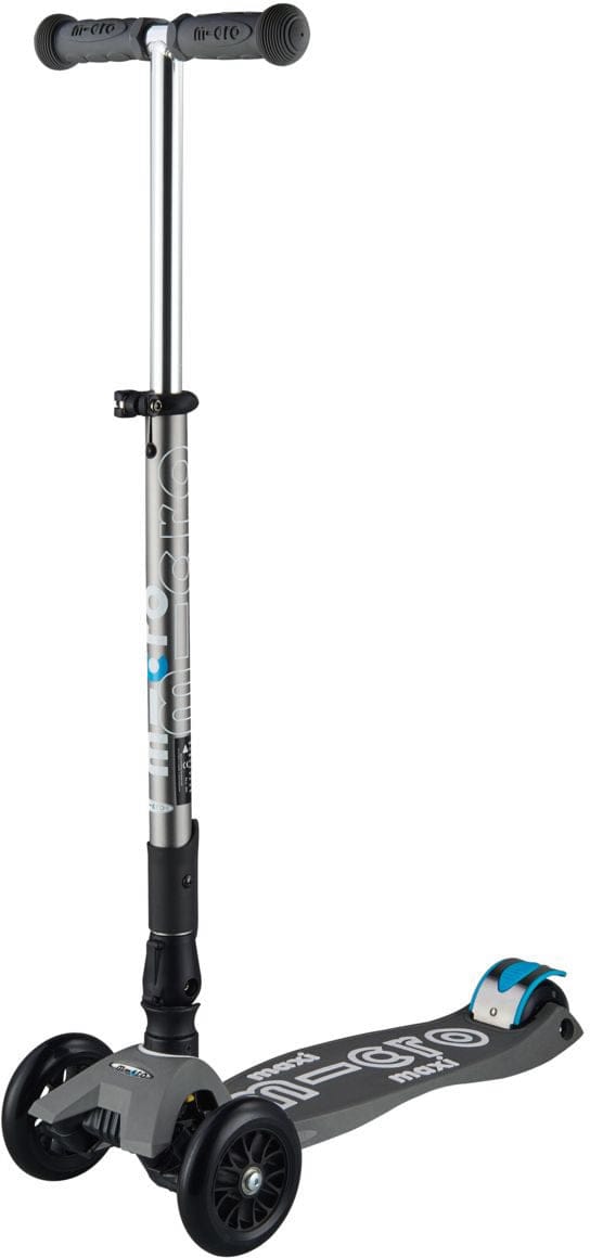Micro Kickboard Maxi Deluxe Folding Scooter - Volcano Grey