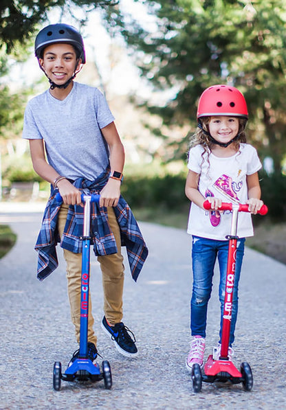 Micro Kickboard Maxi Deluxe LED Scooter - Purple - MMD066