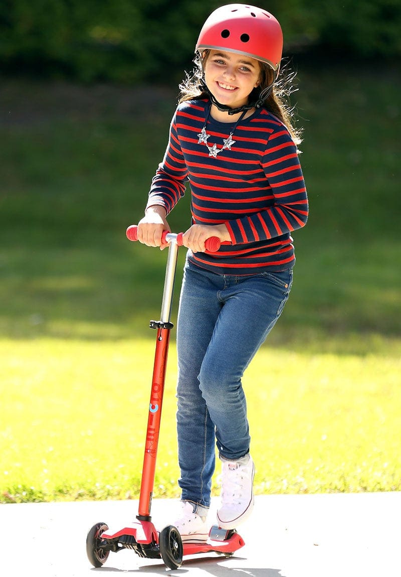 Micro Kickboard Maxi Deluxe Scooter - Red