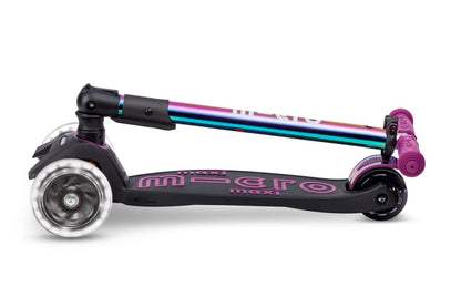 Micro Kickboard Maxi Foldable LED Scooter - Neochrome Purple
