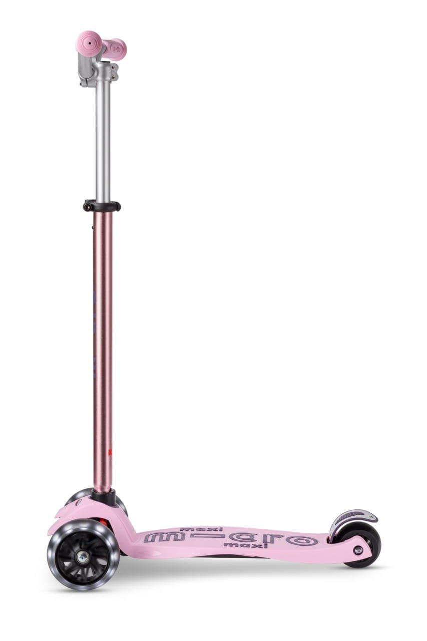 Micro Kickboard Maxi Pro LED Scooter - Rose