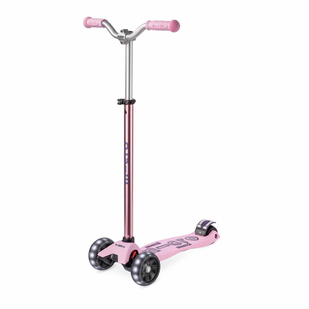 Micro Kickboard Maxi Pro LED Scooter - Rose
