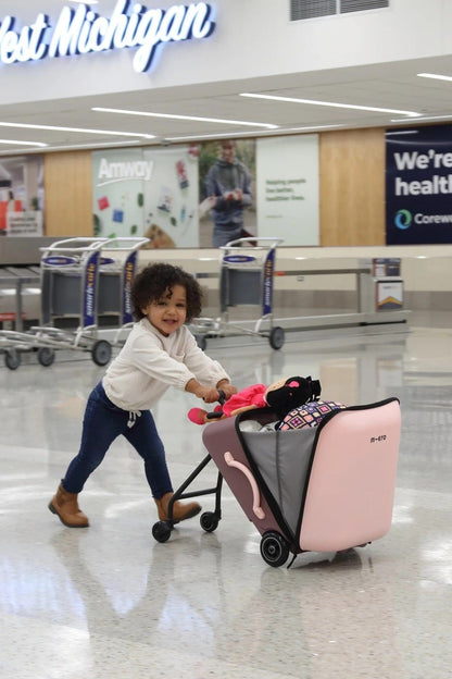Micro Kickboard Micro Allrounder Ride-On Travel Cart - Pink - ML0040