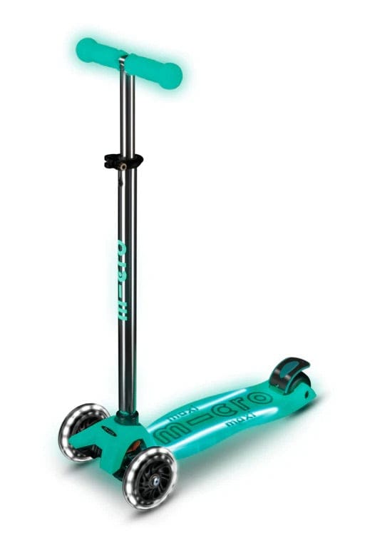 Micro Kickboard Micro Maxi Glow Plus LED Scooter - Jelly Green - MMD376